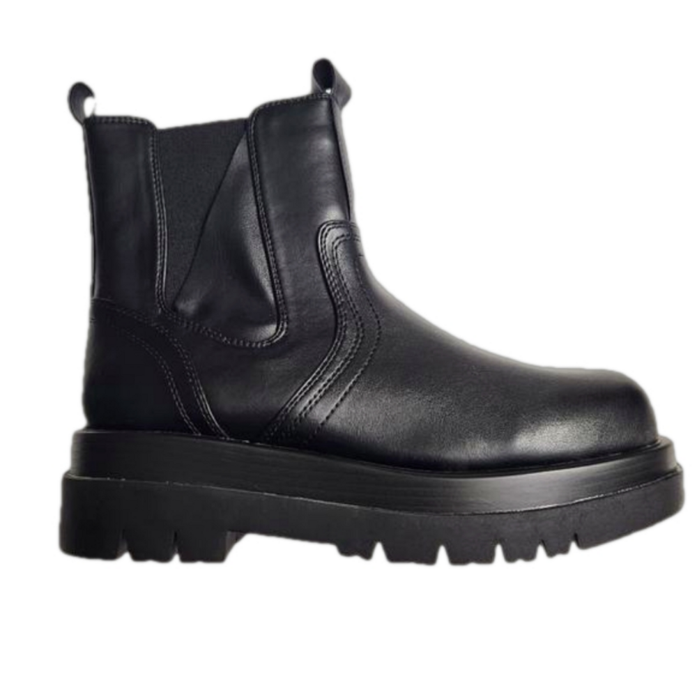 RAID Brazen chunky biker boots in black size 10 NWT new in box